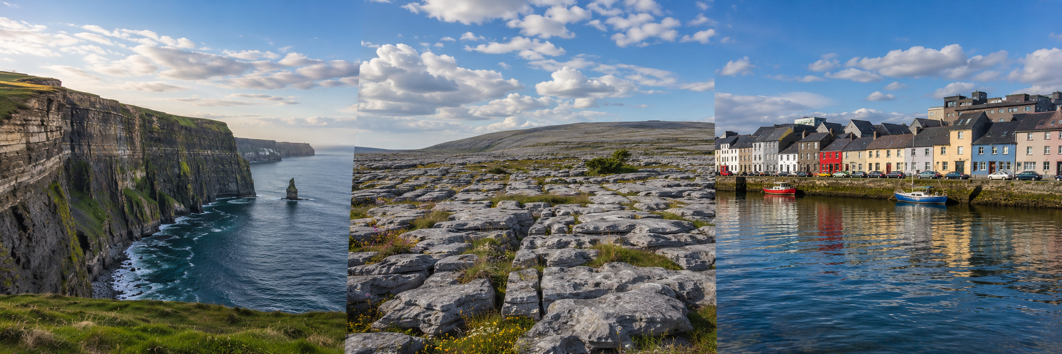 The Burren landscape near Galway